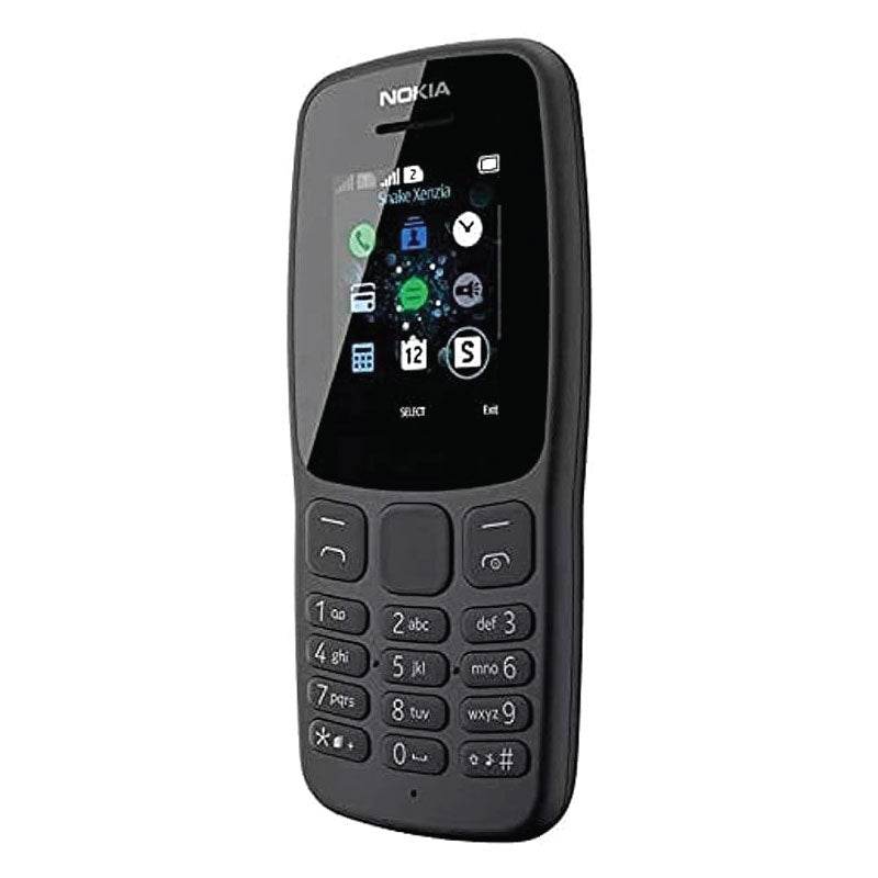 Nokia 106 Dual SIM Basic Mobile Phone (Dark Grey) - HTT Mobiles