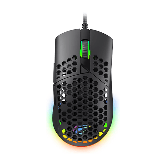 Havit MS1036 RGB Wired Gaming Mouse – 7200DPI, 7 Programmable Keys, Ergonomic, Black - HTT Mobiles