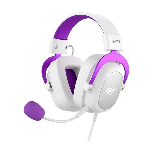 Havit HV-H2002D Gaming Headset – Purple | Powerful Sound & Mic | HTT Mobiles