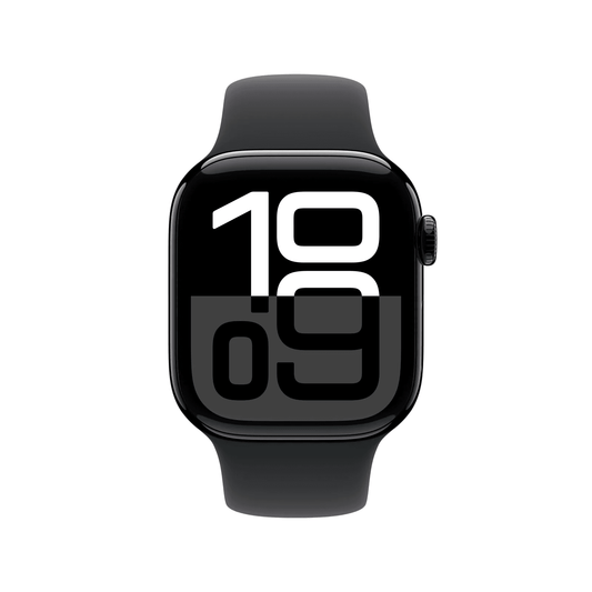 Apple Watch Series 10 | GPS 42mm Aluminium Case (Jet Black) - HTT Mobiles