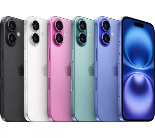 Apple iPhone 16 – 128GB, 5G (Unlocked, Brand New, Official UK Apple Stock) - HTT Mobiles