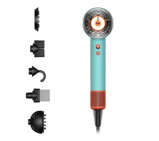 Dyson Supersonic Nural™ Hair Dryer (Ceramic Patina & Topaz) – Intelligent Scalp Protect & 5 Attachments - HTT Mobiles