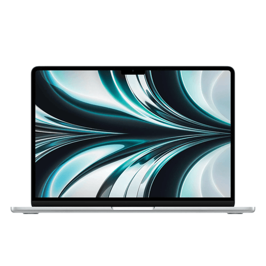 Apple 2022 MacBook Air laptop with M2 chip: 13.6-inch Liquid Retina display, 8GB RAM, 512GB SSD storage, backlit keyboard, 1080p FaceTime HD camera. Works with iPhone and iPad; Silver, Brand New, Sealed - HTT Mobiles
