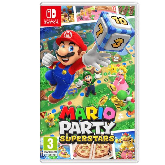 Mario Party Superstars (Nintendo Switch) – 5 Classic Boards, 100 Minigames (French Box / Plays in English) - HTT Mobiles
