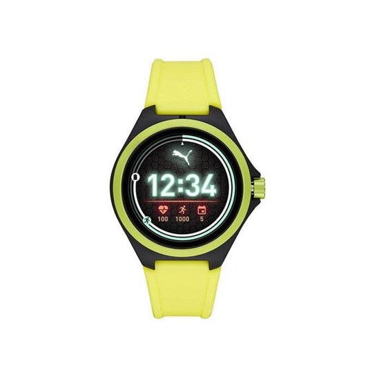PUMA - PUMA SMARTWATCH With Yellow Silicone Strap For UNISEX PT9101 - HTT Mobiles