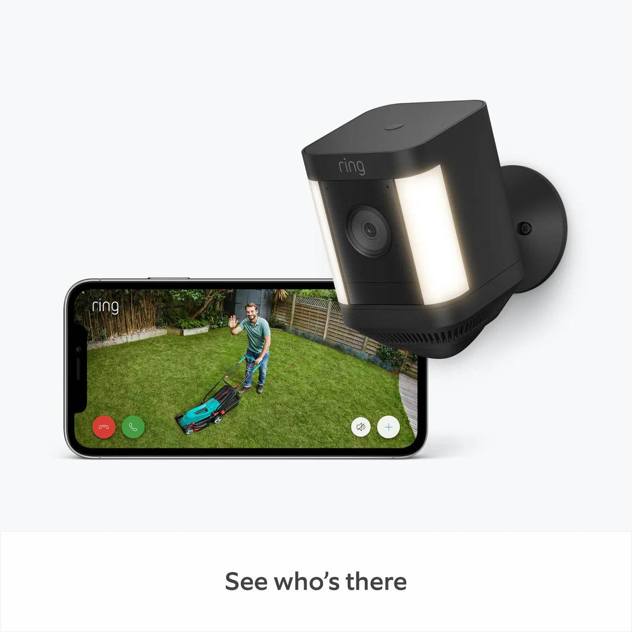 Protective Silicone Skin for Ring Spotlight Cam Battery | White - HTT Mobiles
