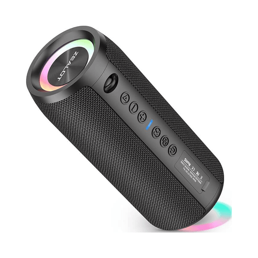 ZEALOT S51 Pro Portable Bluetooth Speaker – 40W High Power, 360° Stereo Bass, IPX6 Waterproof - HTT Mobiles