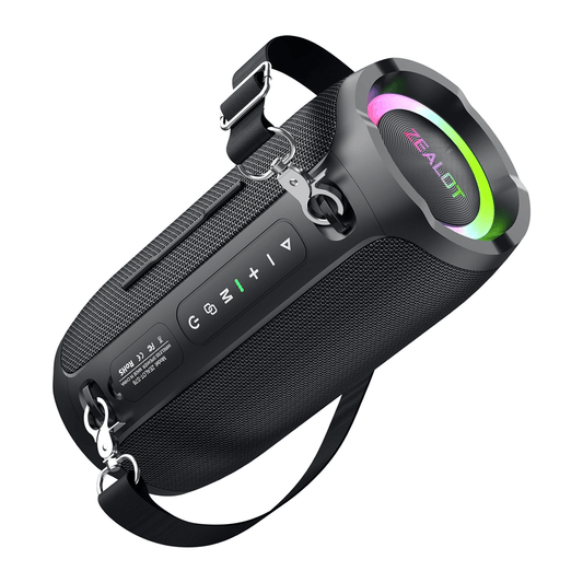ZEALOT S76 Portable Bluetooth Speaker – 50W Heavy Bass, IPX6 Waterproof, Outdoor Boombox - HTT Mobiles