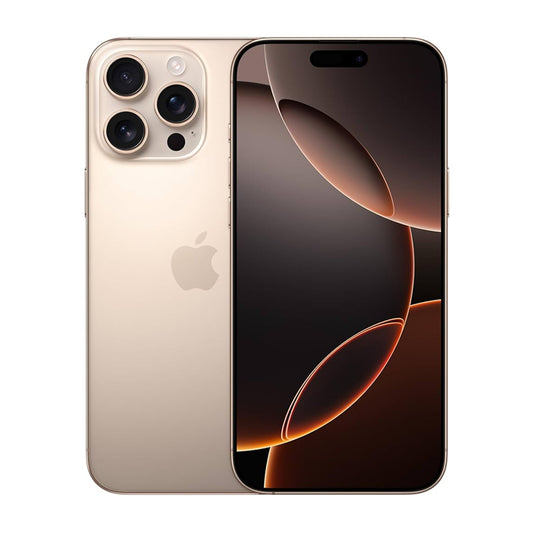 Apple iPhone 16 Pro Max 256 GB: 5G Mobile phone with Apple Intelligence, Camera Control, A18 Pro Chip and a Huge Leap in Battery Life. Works with AirPods; Natural Titanium, Brand New, Sealed