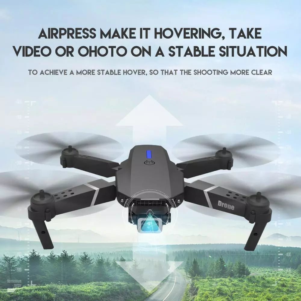 4K GPS Dual HD Camera Drones WiFi Foldable With 3 Batteries by HTT Global - HTT Mobiles