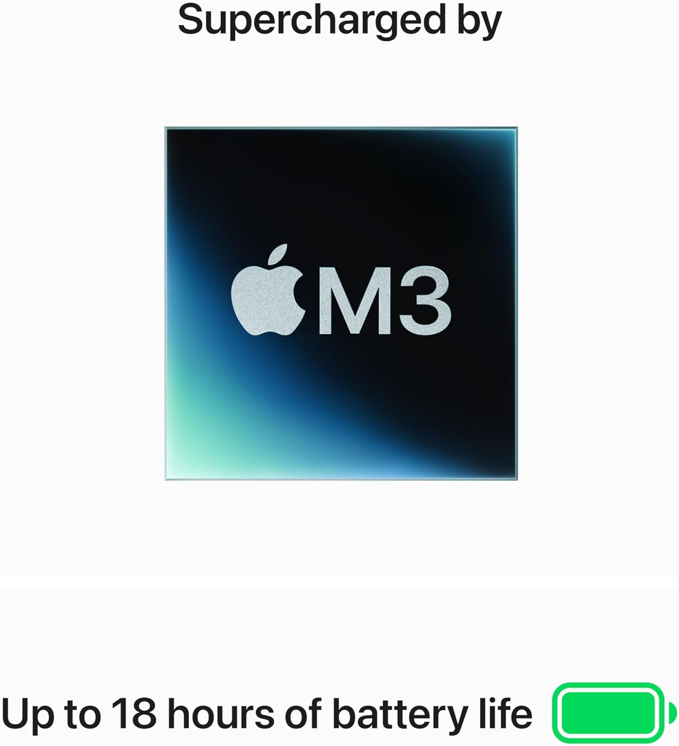 Apple MacBook Air 15-inch Laptop with M3 chip: 15.3-inch Liquid Retina Display, 16GB Unified Memory, 512GB SSD Storage, Backlit Keyboard, 1080p FaceTime HD Camera, Touch ID; Midnight, Brand New, Sealed