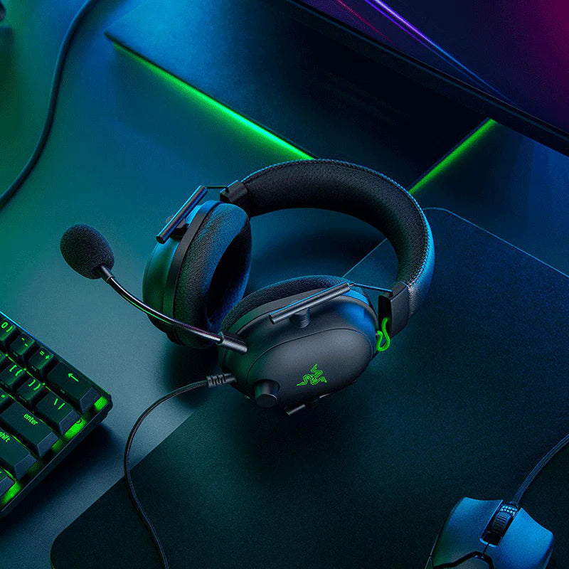 Razer BlackShark V2 X Wired Gaming On Ear Headset - Black,