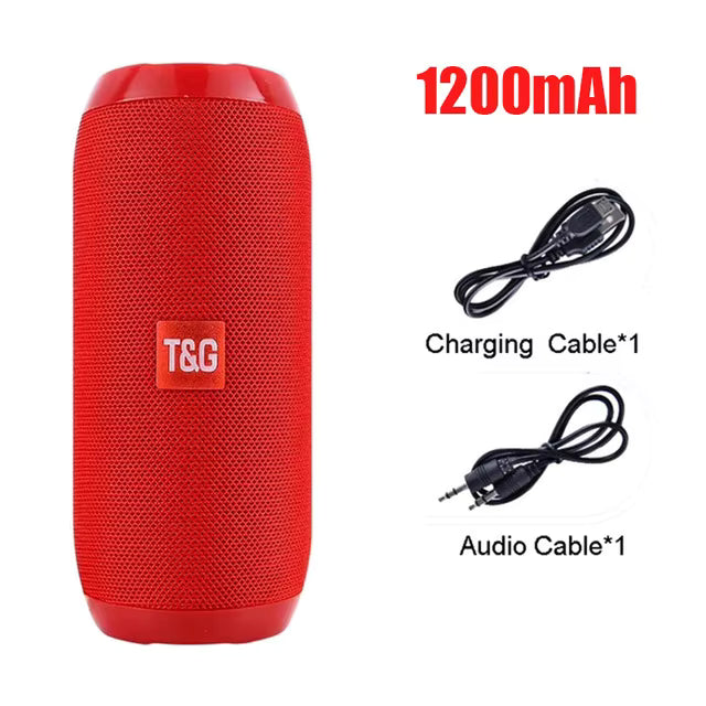 T&G TG117 Portable Waterproof Bluetooth Speaker - HTT Mobiles