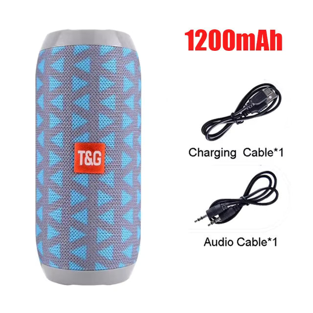 T&G TG117 Portable Waterproof Bluetooth Speaker - HTT Mobiles