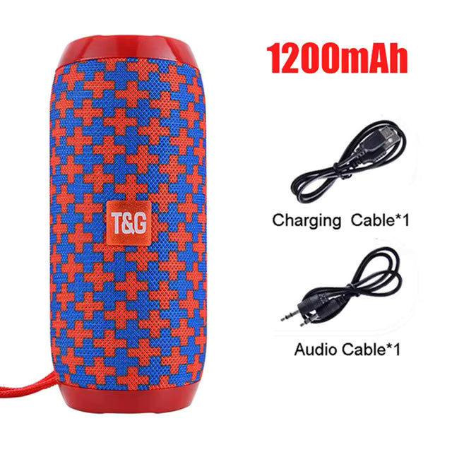 T&G TG117 Portable Waterproof Bluetooth Speaker - HTT Mobiles