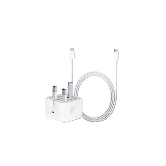 Official Apple iPhone 15/16/17 Fast Charger 20W and Cable TYPE-C