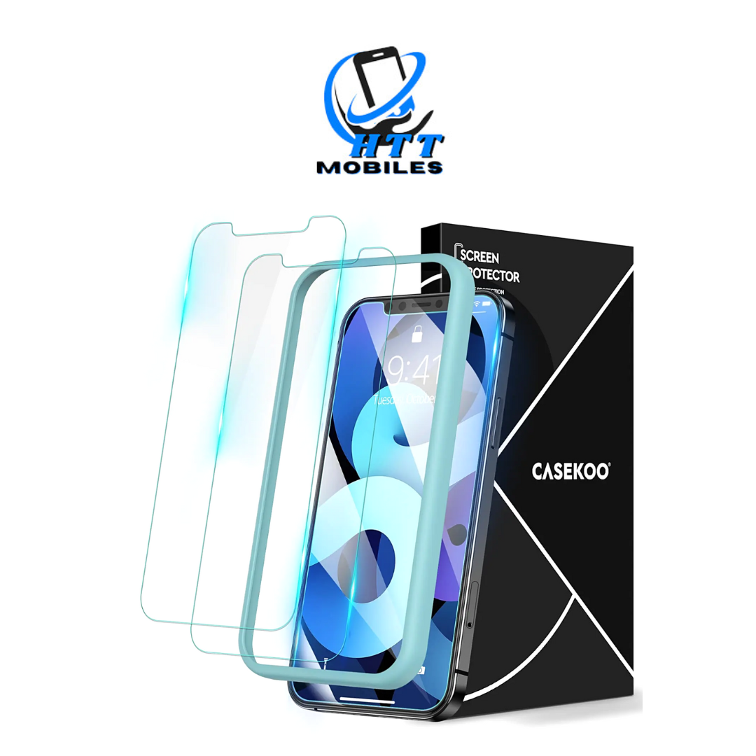CASEKOO iPhone 12 &12 Pro Screen Protector Full Coverage Clear