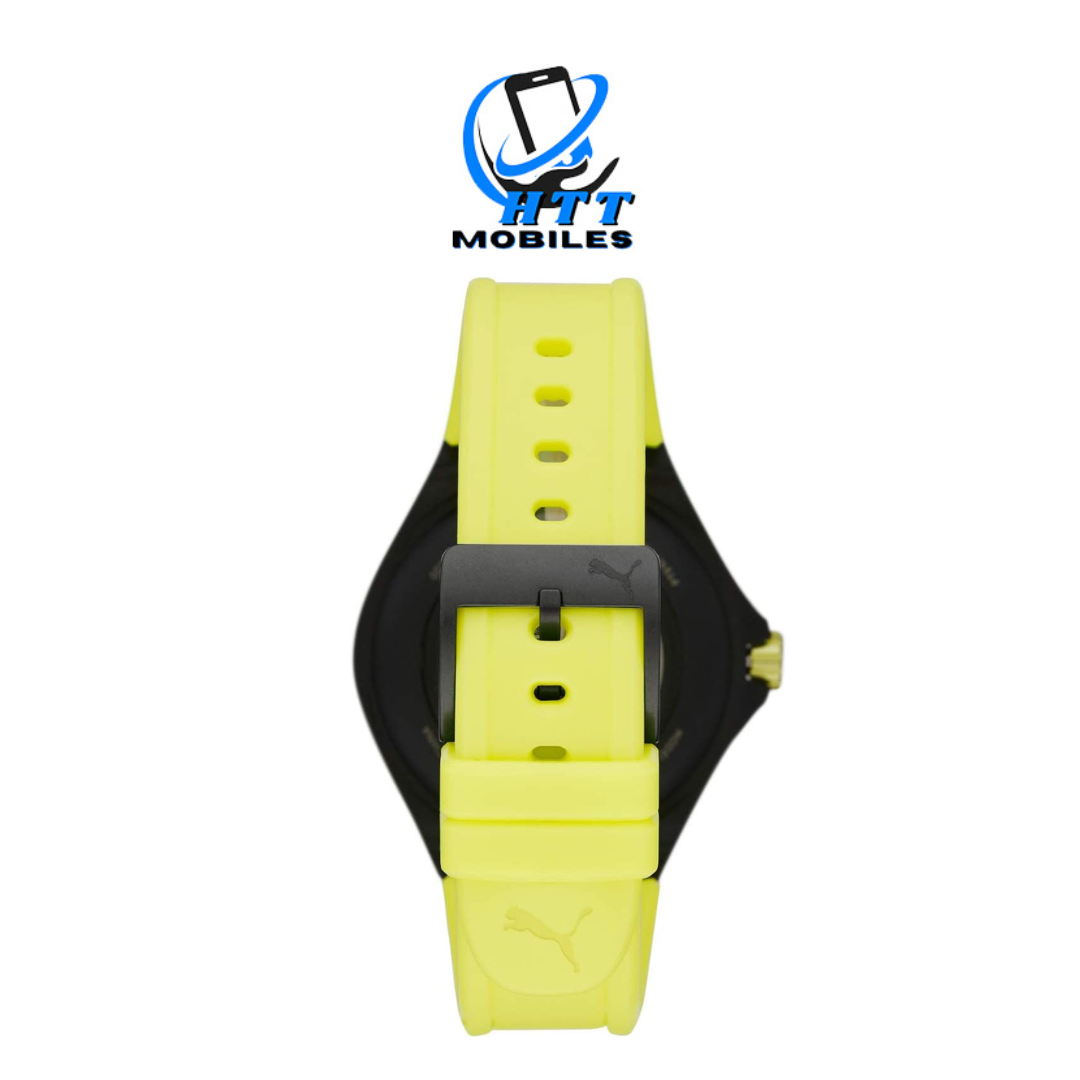 PUMA - PUMA SMARTWATCH With Yellow Silicone Strap For UNISEX PT9101