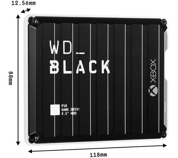 WD _BLACK P10 Game Drive for Xbox - 2 TB, Black ,NEW