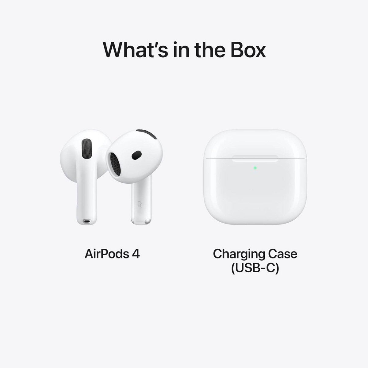 Apple AirPods 4th Generation with USB - C Charging Case (Without Active Noise Cancellation) - HTT Mobiles