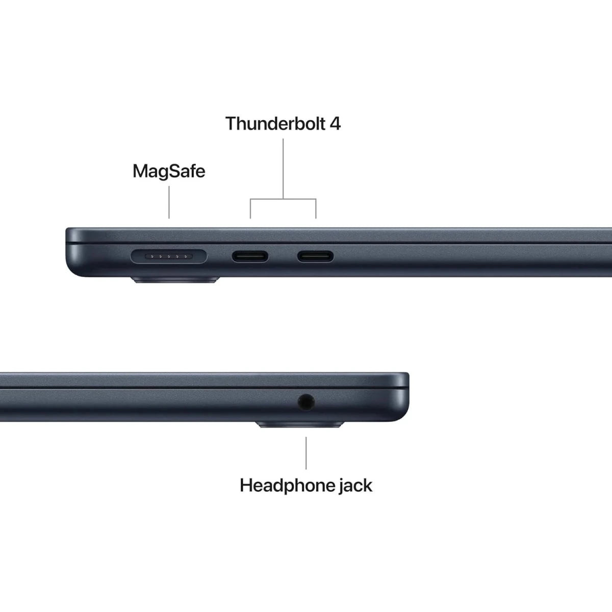 Apple MacBook Air 15 & 13-inch M5 – 10-Core CPU, 10-Core GPU, 16GB RAM, 1TB SSD, Midnight - HTT Mobiles