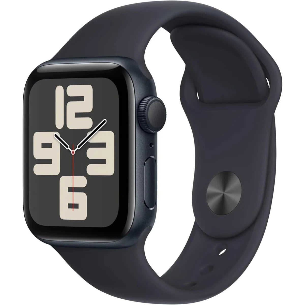 Apple Watch SE (2nd Gen, 2023) GPS 40mm – Midnight Aluminium Case with Midnight Sport Band (S/M) - HTT Mobiles