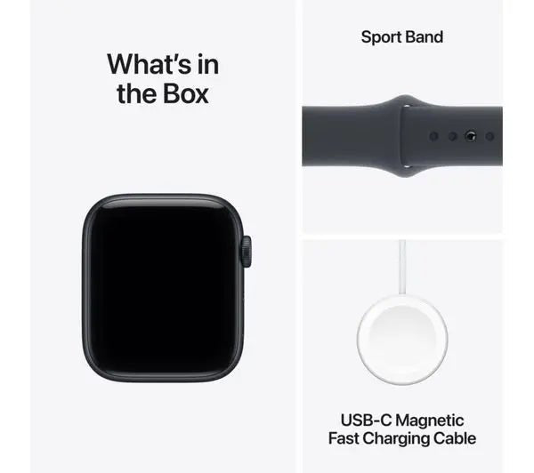 Apple Watch SE 3 (3rd Gen) GPS 40mm – Midnight Aluminium Case with Midnight Sport Band - HTT Mobiles