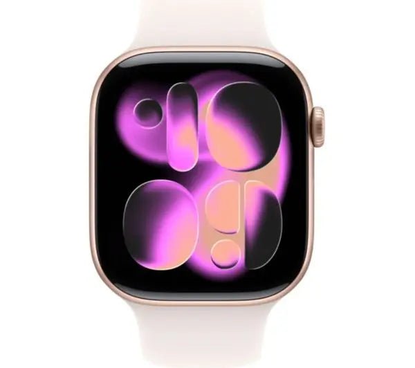Apple Watch Series 11 Smartwatch 46mm Rose Gold Aluminium Light Blush Sport Band S/M - HTT Mobiles
