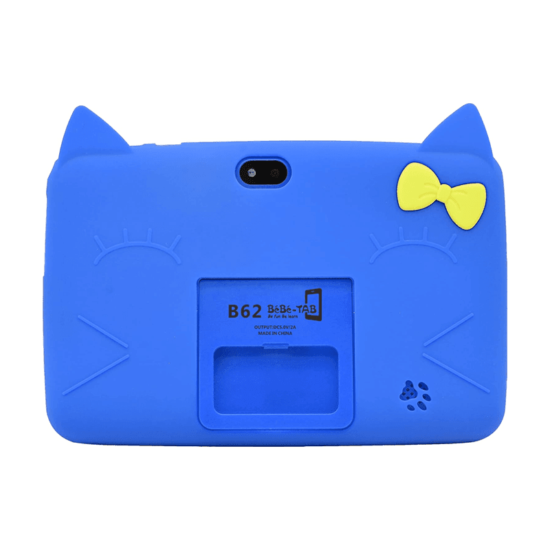 BebeTab B62 Kids Tablet PC – 7'' WiFi Tablet with Protective Case, 3GB RAM, 32GB Storage, Educational Apps (Blue) - HTT Mobiles