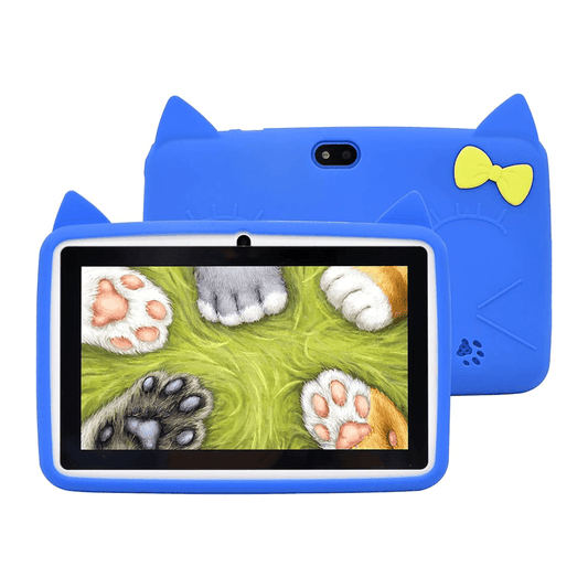 BebeTab B62 Kids Tablet PC – 7'' WiFi Tablet with Protective Case, 3GB RAM, 32GB Storage, Educational Apps (Blue) - HTT Mobiles