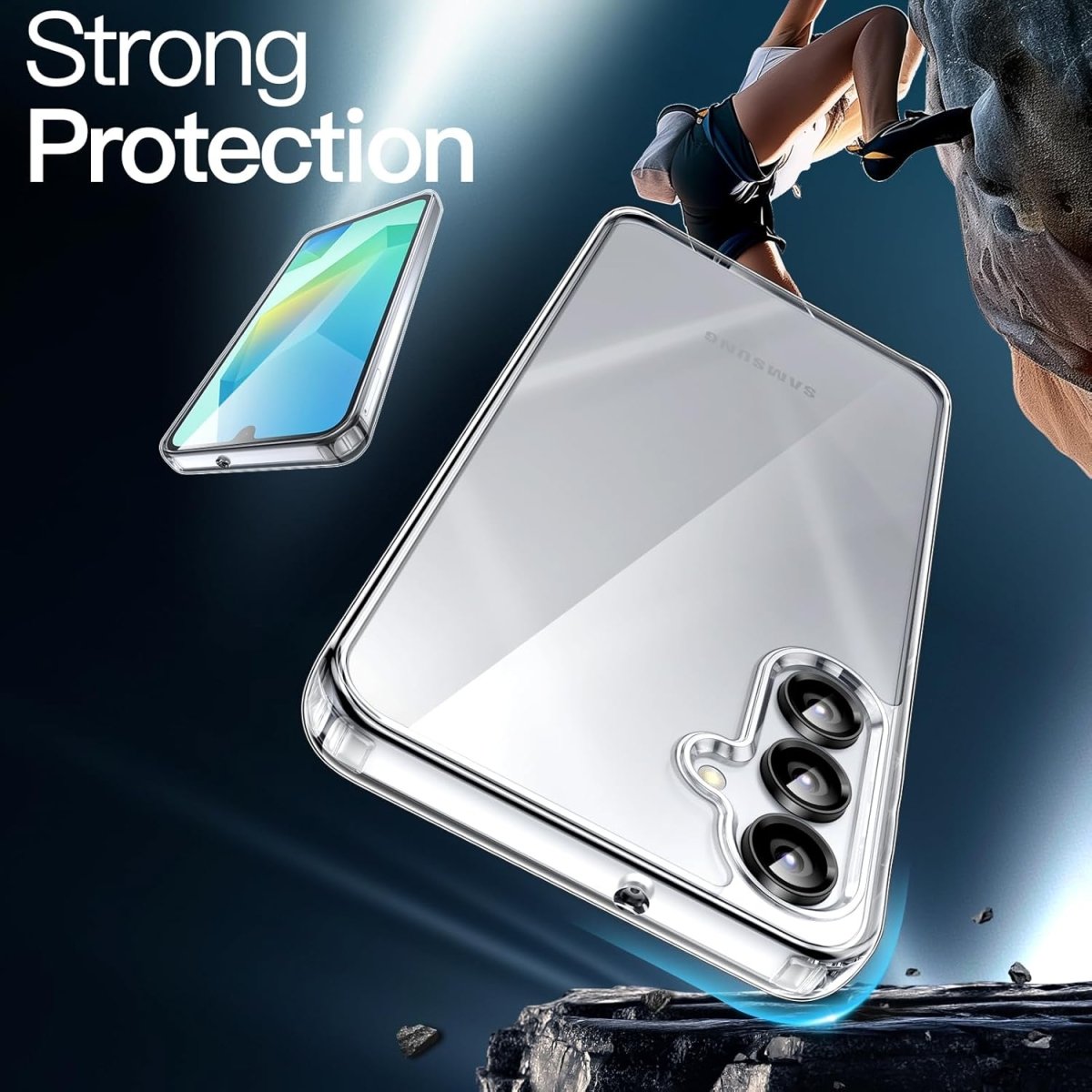 Clear Phone Case for Samsung Galaxy A Series - HTT Mobiles