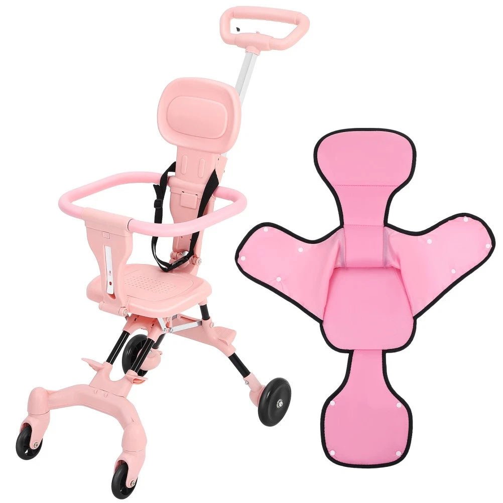 Compact Travel Pram Stroller Baby Lightweight One Hand Fold Buggy Pushchair UK - HTT Mobiles