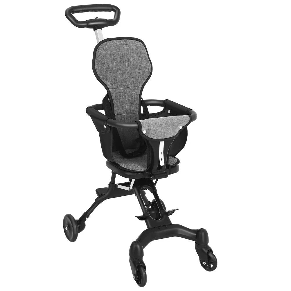 Compact Travel Pram Stroller Baby Lightweight One Hand Fold Buggy Pushchair UK - HTT Mobiles