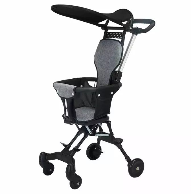 Compact Travel Pram Stroller Baby Lightweight One Hand Fold Buggy Pushchair UK - HTT Mobiles