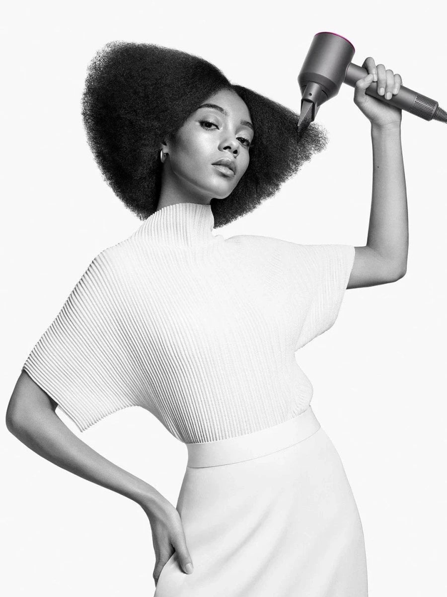 Dyson Supersonic™ Hair Dryer (Fuchsia & Nickel) – Intelligent Heat Control, Fast Drying, 5 Attachments - HTT Mobiles
