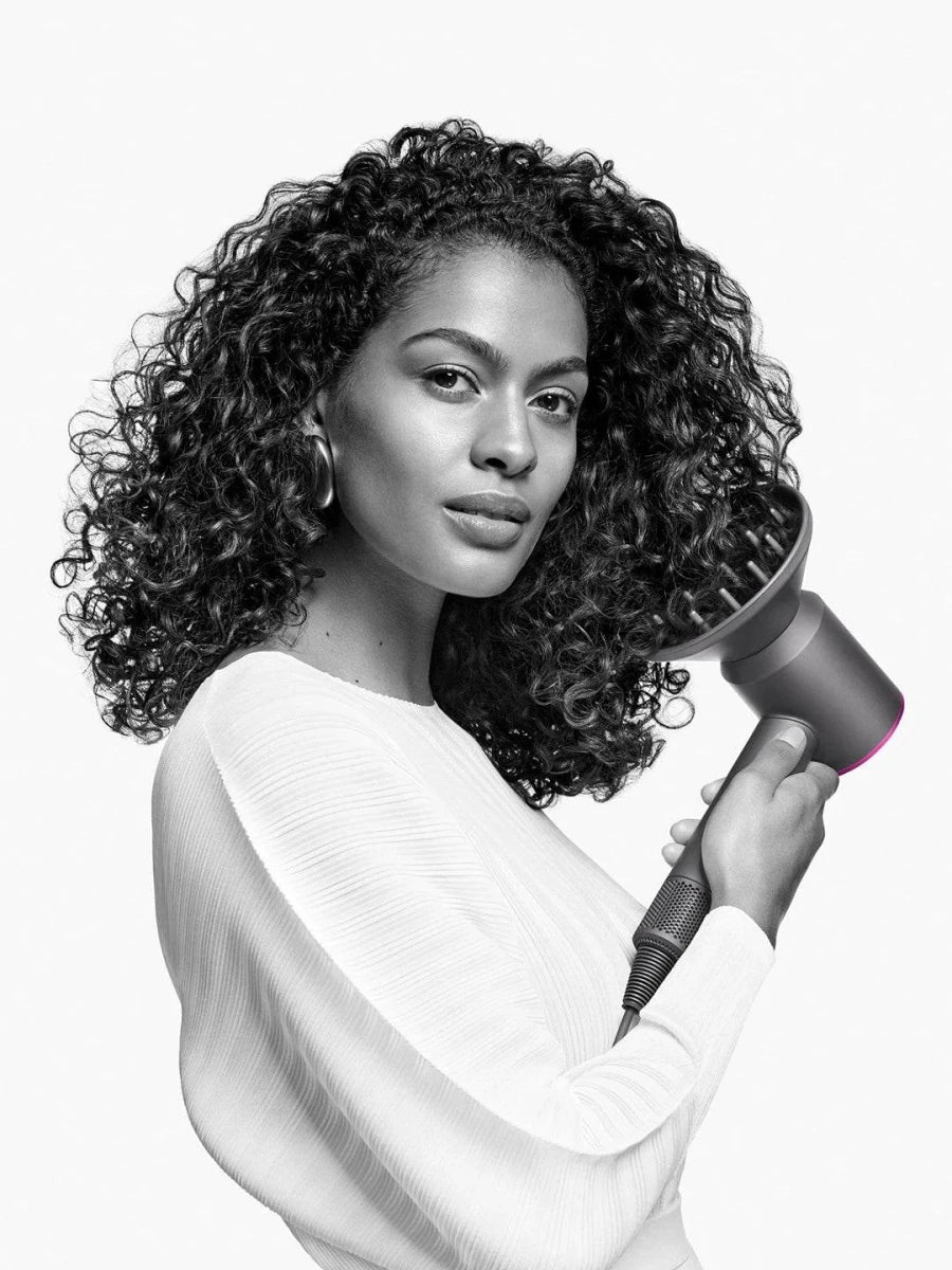Dyson Supersonic™ Hair Dryer (Fuchsia & Nickel) – Intelligent Heat Control, Fast Drying, 5 Attachments - HTT Mobiles