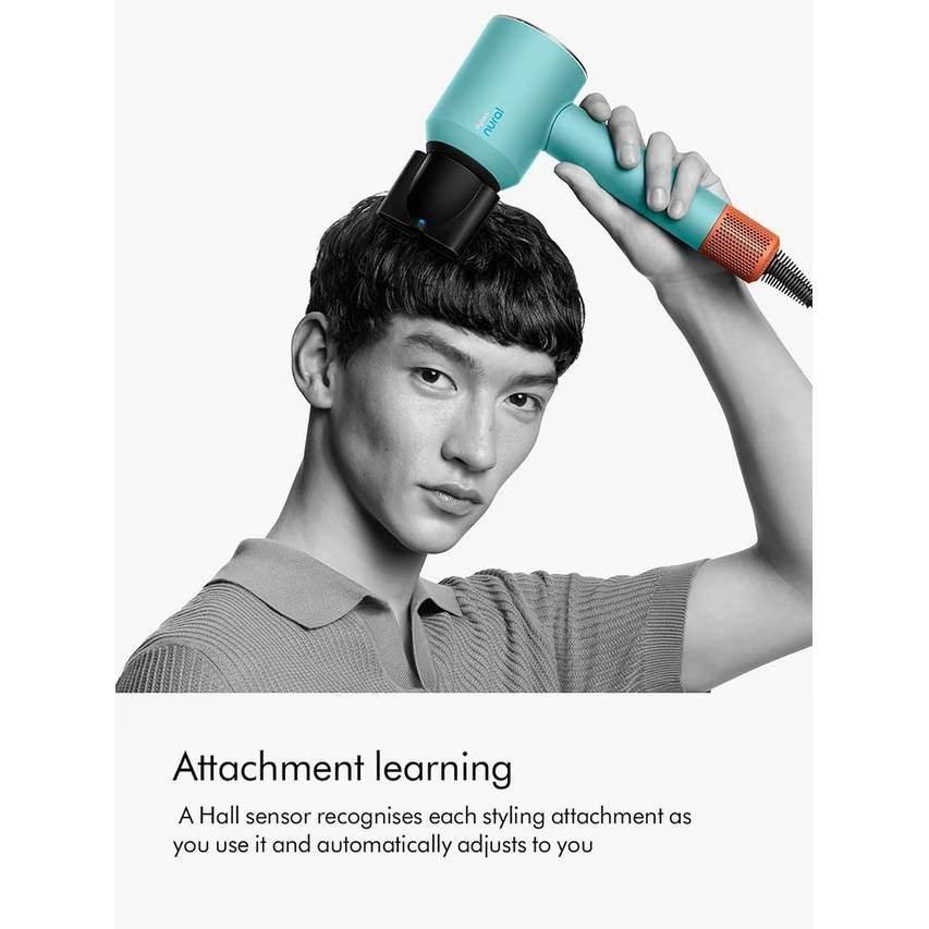 Dyson Supersonic Nural™ Hair Dryer (Ceramic Patina & Topaz) – Intelligent Scalp Protect & 5 Attachments - HTT Mobiles
