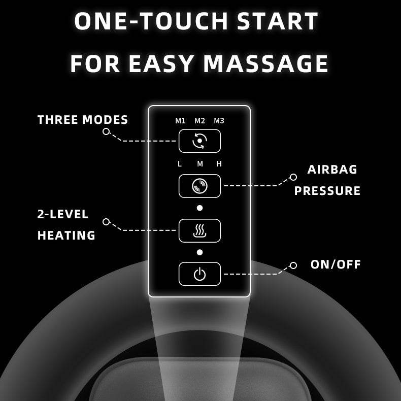 Foot Massager , Deep Kneading, Air Compression, - HTT Mobiles