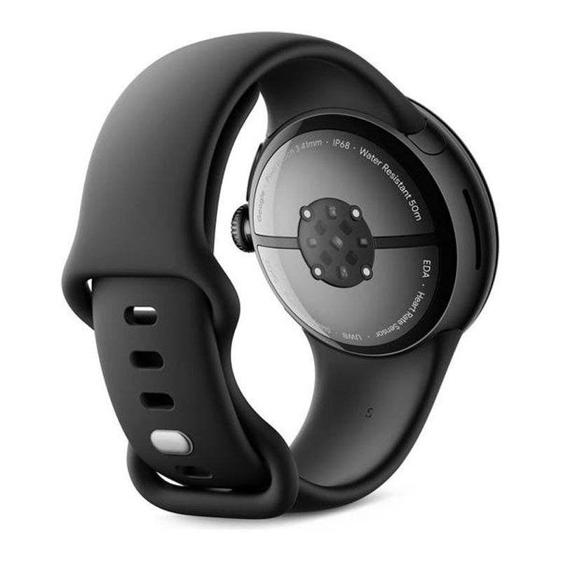 Google Pixel Watch 3 (41mm) – Obsidian Matte Black Aluminium | Actua Display, AI Fitness & 24hr Battery (Wi - Fi) - HTT Mobiles