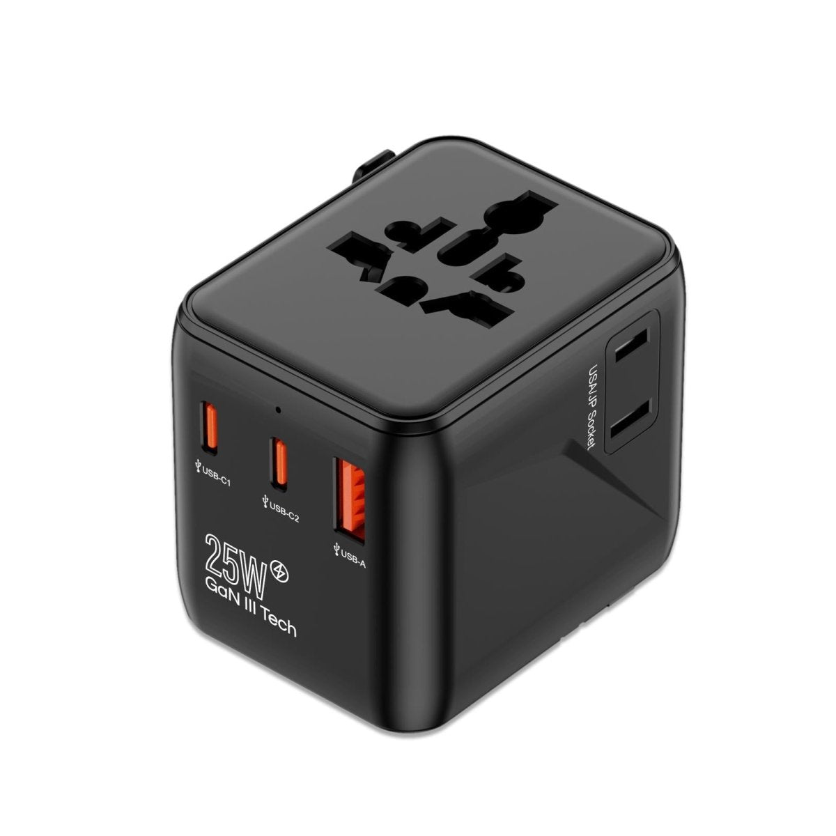 HAVAL 25W Fast Charger + Universal Adapter – Multi - Port Wall Plug with 2x USB - C & 1x USB - A Ports, PD/QC Compatible - HTT Mobiles