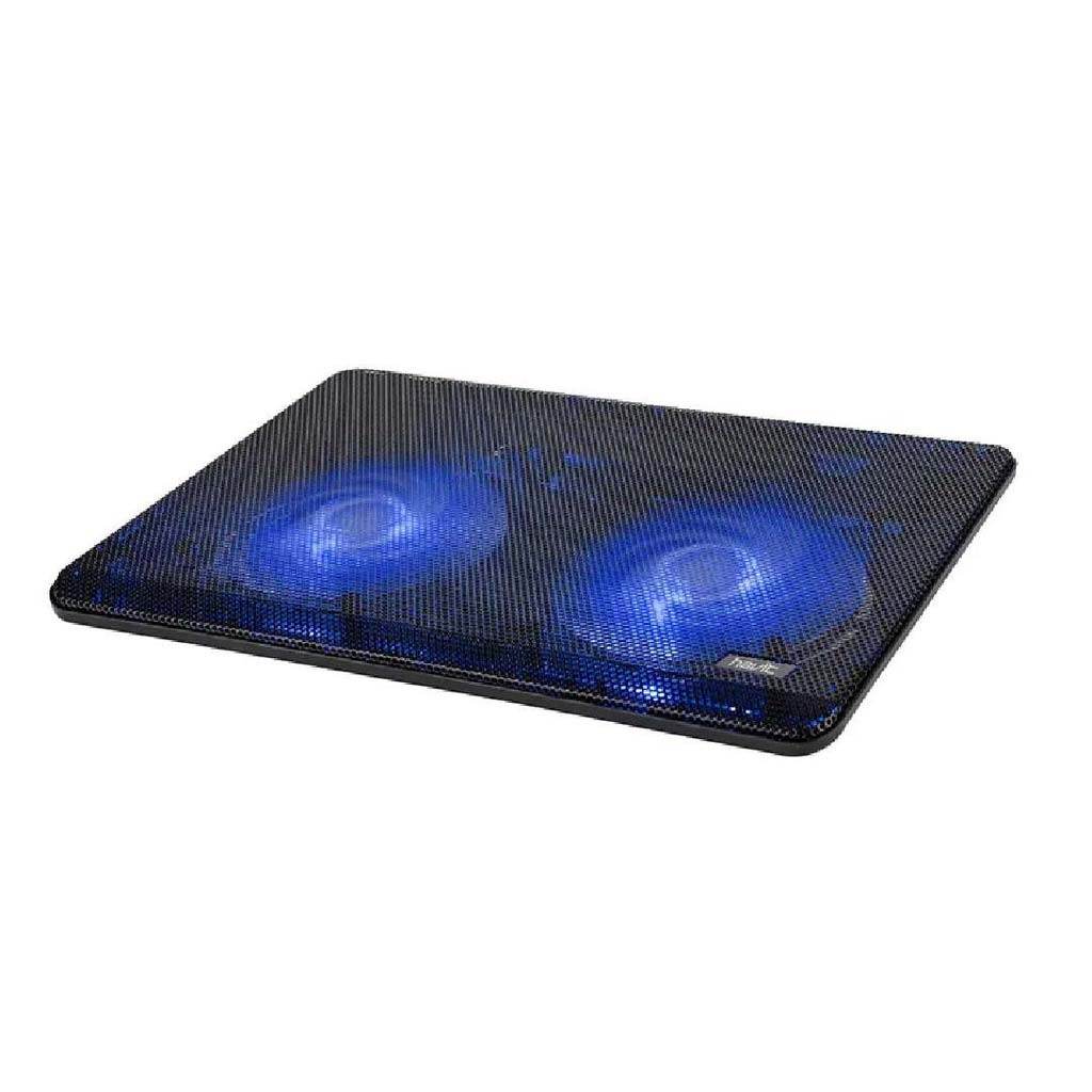 Havit F2035 Laptop Cooling Pad – Dual 140mm Fans, Blue LED, Ergonomic Stand (14" - 15.6") - HTT Mobiles