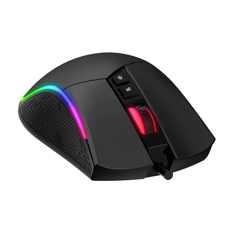 Havit Gamenote MS1001S RGB Gaming Mouse – 4800 DPI, 7 Programmable Buttons, Macro Software (Black) - HTT Mobiles