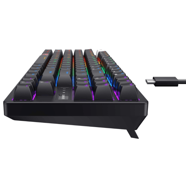 Havit KB892L TKL Mechanical Gaming Keyboard – Blue Switch, RGB Backlit, 87 Keys - HTT Mobiles