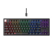 Havit KB892L TKL Mechanical Gaming Keyboard – Blue Switch, RGB Backlit, 87 Keys - HTT Mobiles