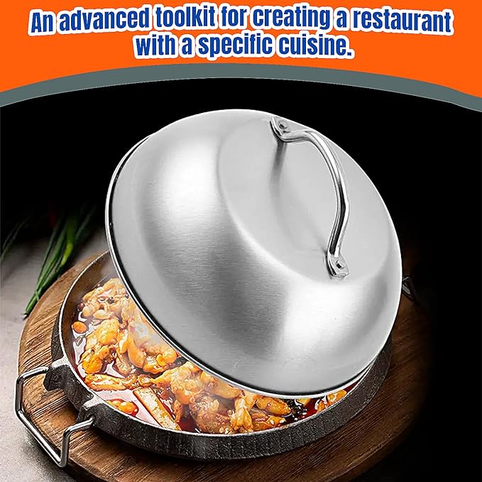 HTT GLOBAL Burger Press Kit – Smash Burger Press, 12" Flipper, 9" Melting Dome & 50 Wax Discs (4 - Piece BBQ Set) - HTT Mobiles