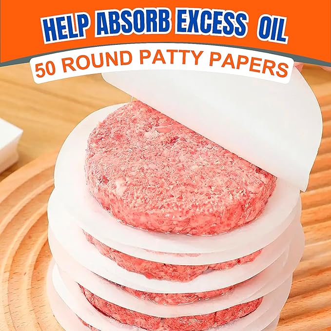 HTT GLOBAL Burger Press Kit – Smash Burger Press, 12" Flipper, 9" Melting Dome & 50 Wax Discs (4 - Piece BBQ Set) - HTT Mobiles