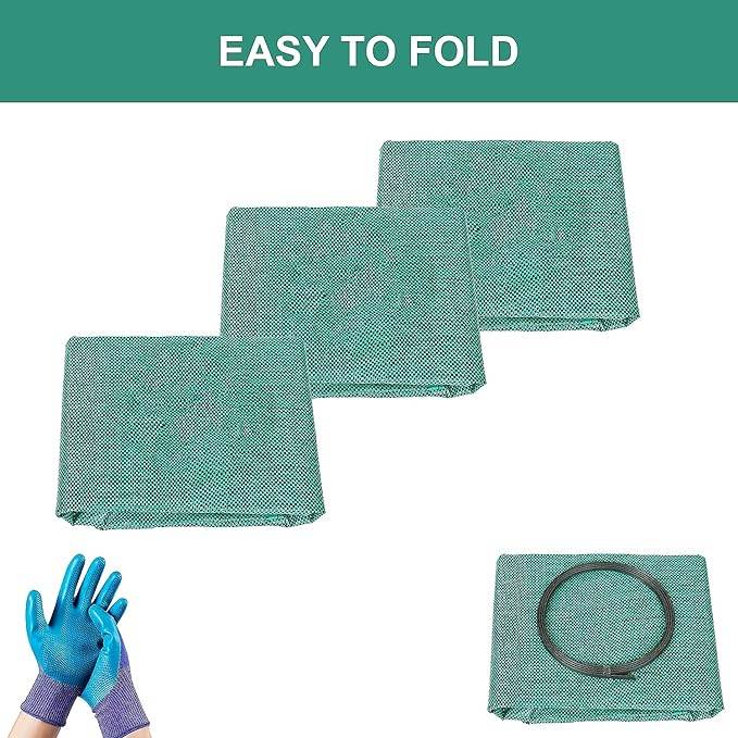 HTT GLOBAL Heavy Duty Garden Waste Bags (4 Pack) – 400L Reusable Rubbish Sacks with Gloves & Handles - HTT Mobiles