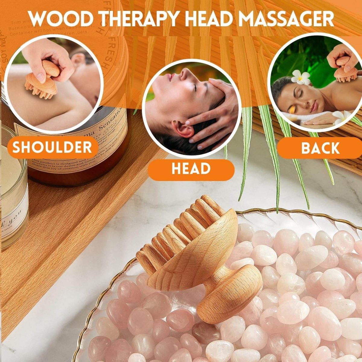 HTT GLOBAL Wood Massage Tools Set (3/5/7 Pcs) – Maderotherapy Kit for Gua Sha, Lymphatic Drainage & Cellulite Reduction - HTT Mobiles