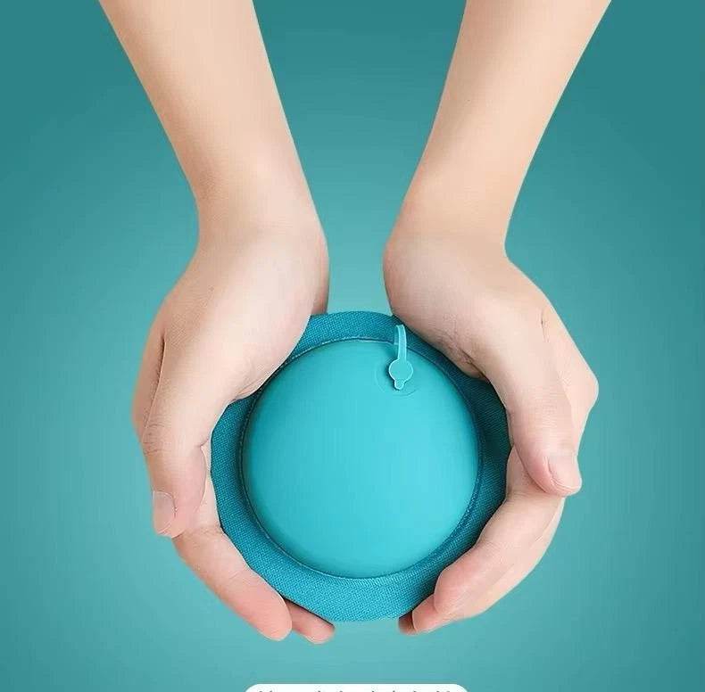 Inflatable Travel Neck Pillow – Soft Velvet, U - Shaped Support for Airplanes & Cars | Compact & Lightweight - HTT Mobiles