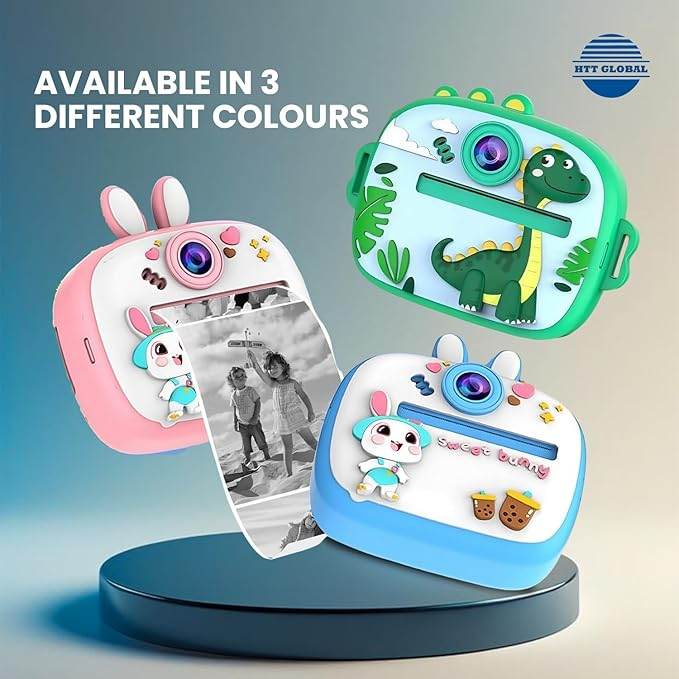 Kids Instant Print Camera with 1080P Video & Print Paper - Digital Camera for Children - HTT Mobiles